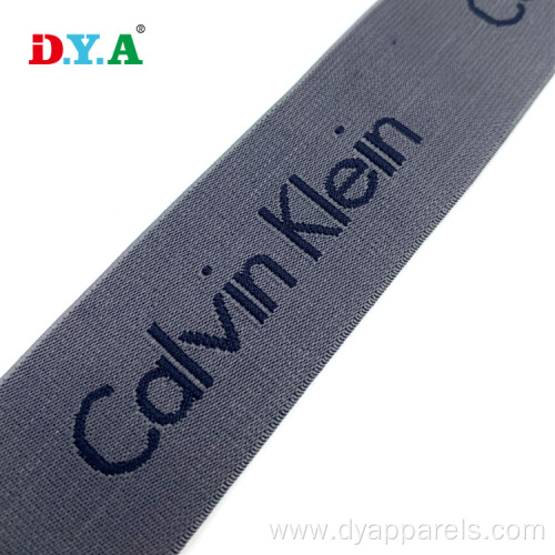 38mm Gray Jacquard Waistband Elasticated